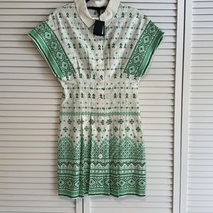 Gorgeous New with tags Maje Embroidered “Ripanna” Linen Dress size 36